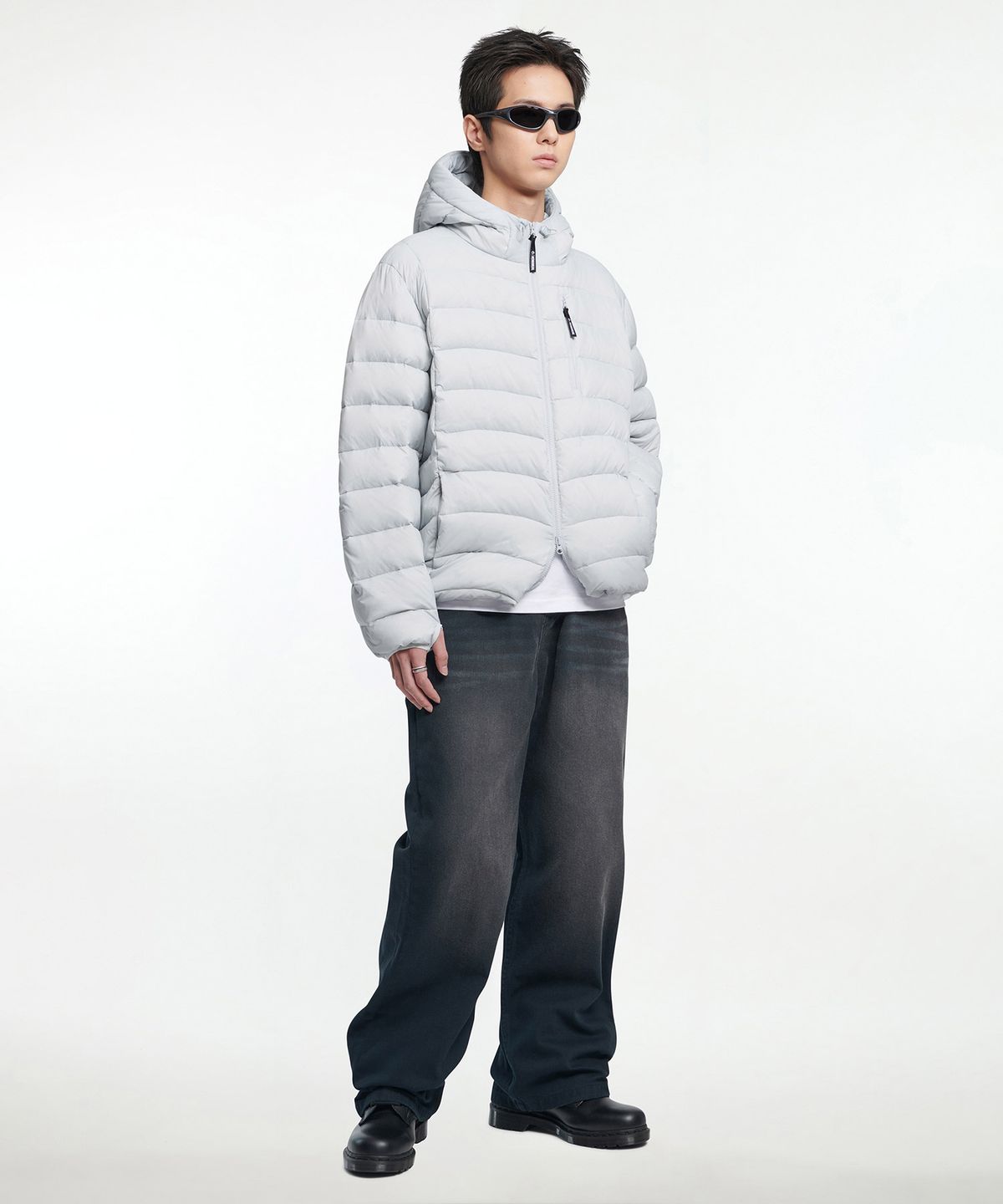 노매뉴얼(NOMANUAL) CREST LIGHT DUCK DOWN 261 - GRAY