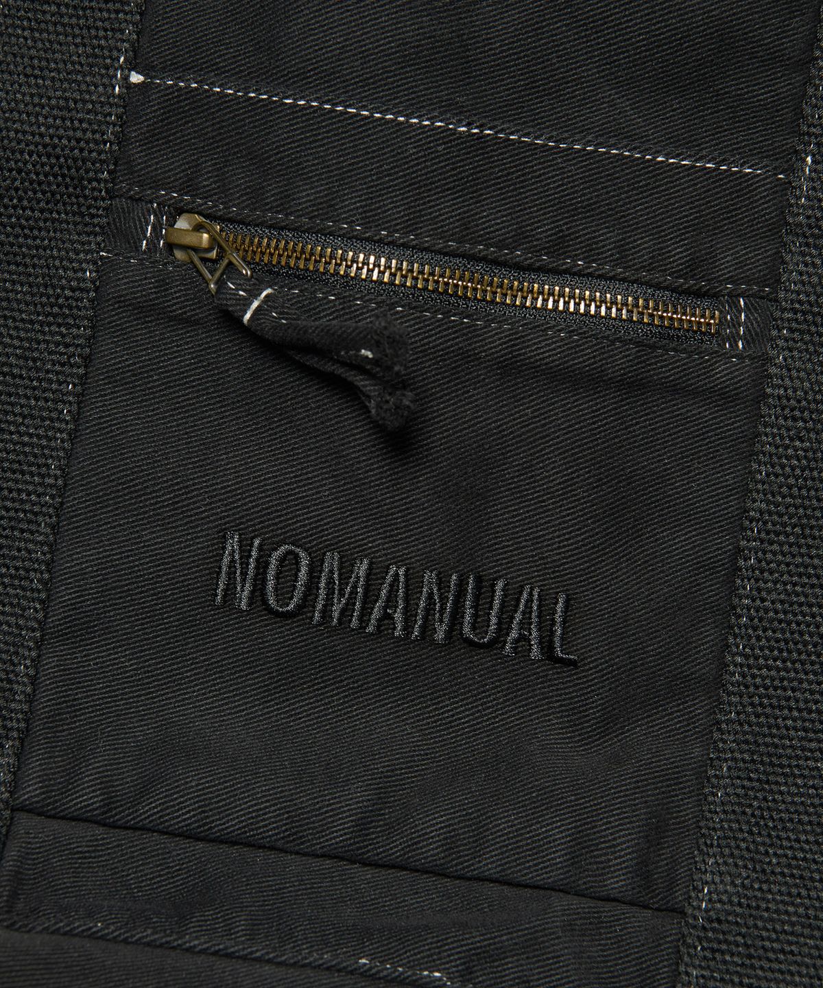 노매뉴얼(NOMANUAL) DYED BOSTON DUFFEL BAG - DYED BLACK