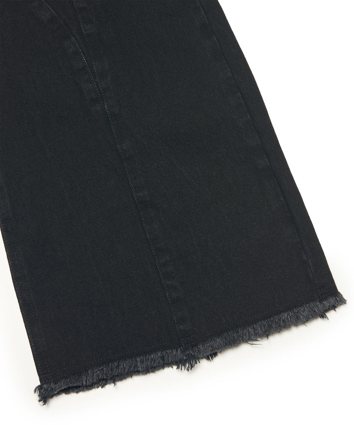 노매뉴얼(NOMANUAL) C.L FLARE DENIM PANTS - BLACK