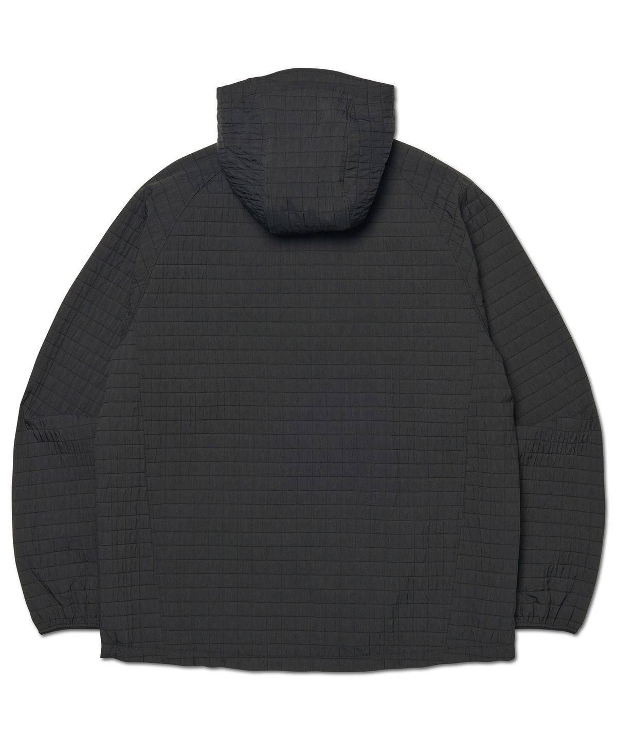 노매뉴얼(NOMANUAL) GRID WINDBREAKER - BLACK
