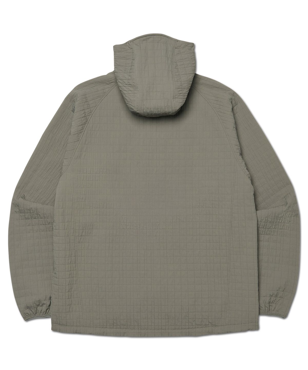 노매뉴얼(NOMANUAL) GRID WINDBREAKER - GRAY