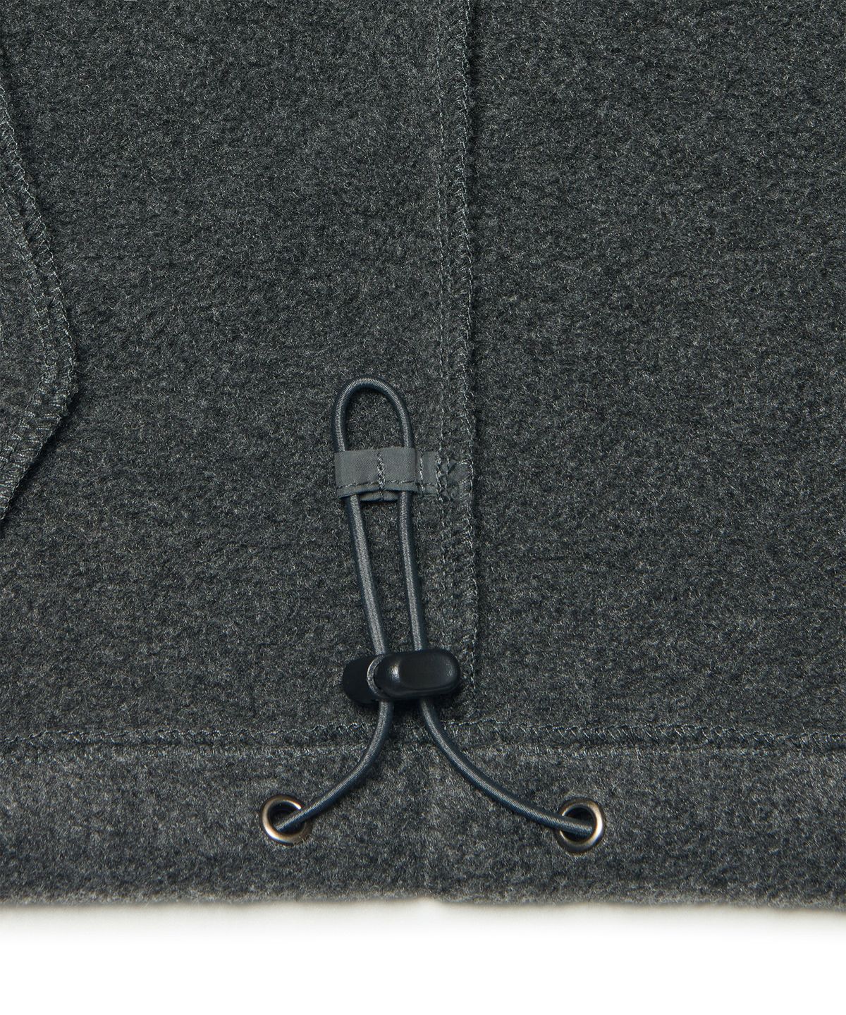노매뉴얼(NOMANUAL) C.B FLEECE JACKET - CHARCOAL