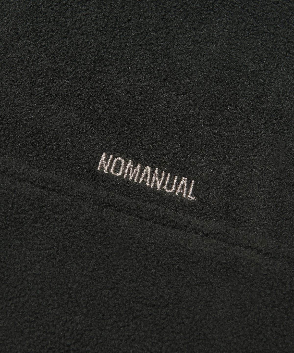 노매뉴얼(NOMANUAL) N.B FLEECE JACKET - BLACK