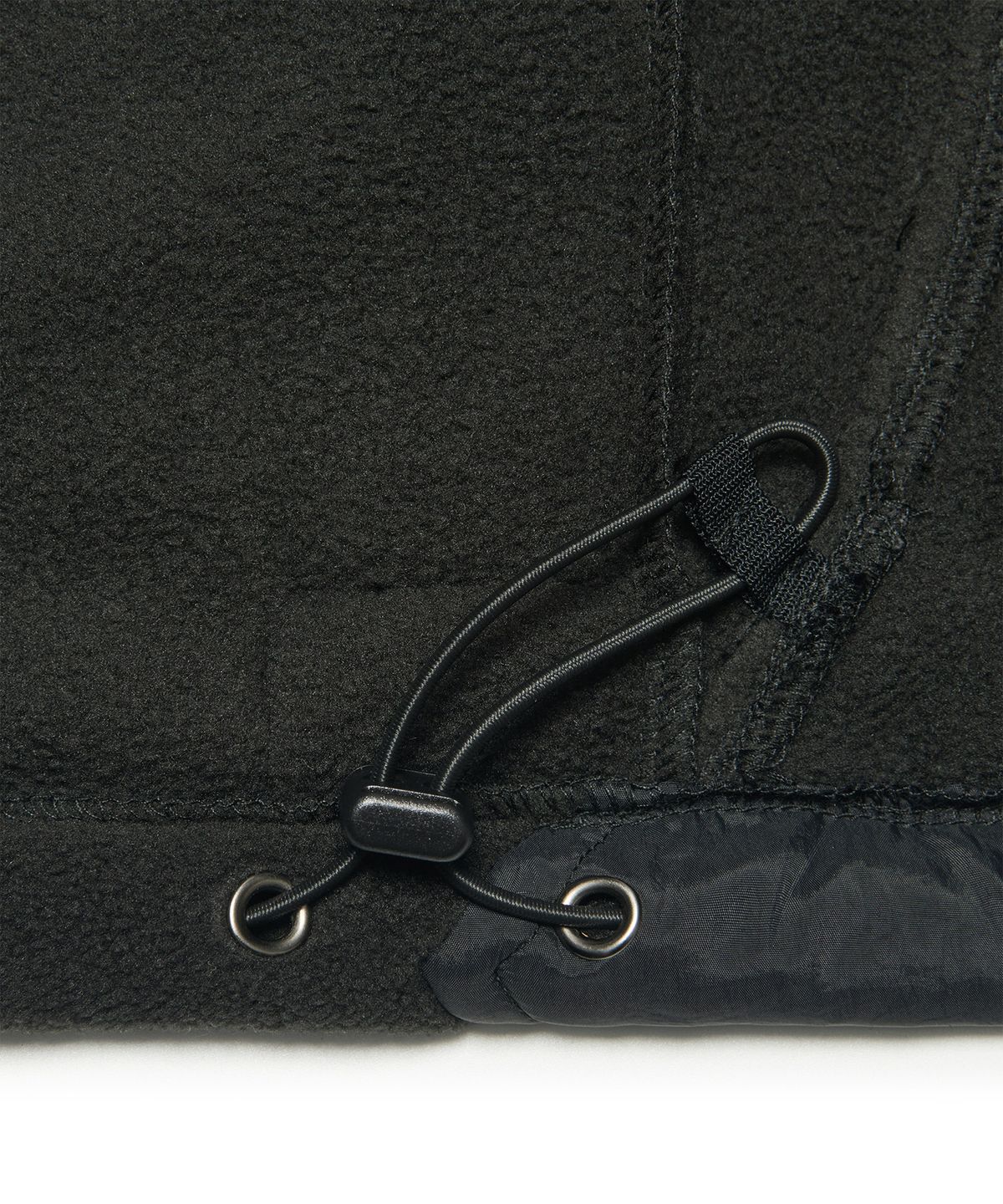 노매뉴얼(NOMANUAL) N.B FLEECE JACKET - BLACK