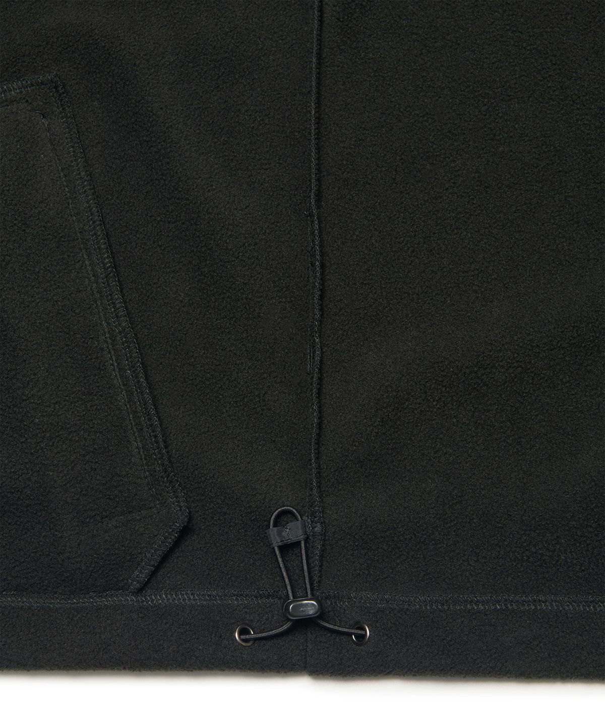 노매뉴얼(NOMANUAL) BOUND SHELL FLEECE - BLACK