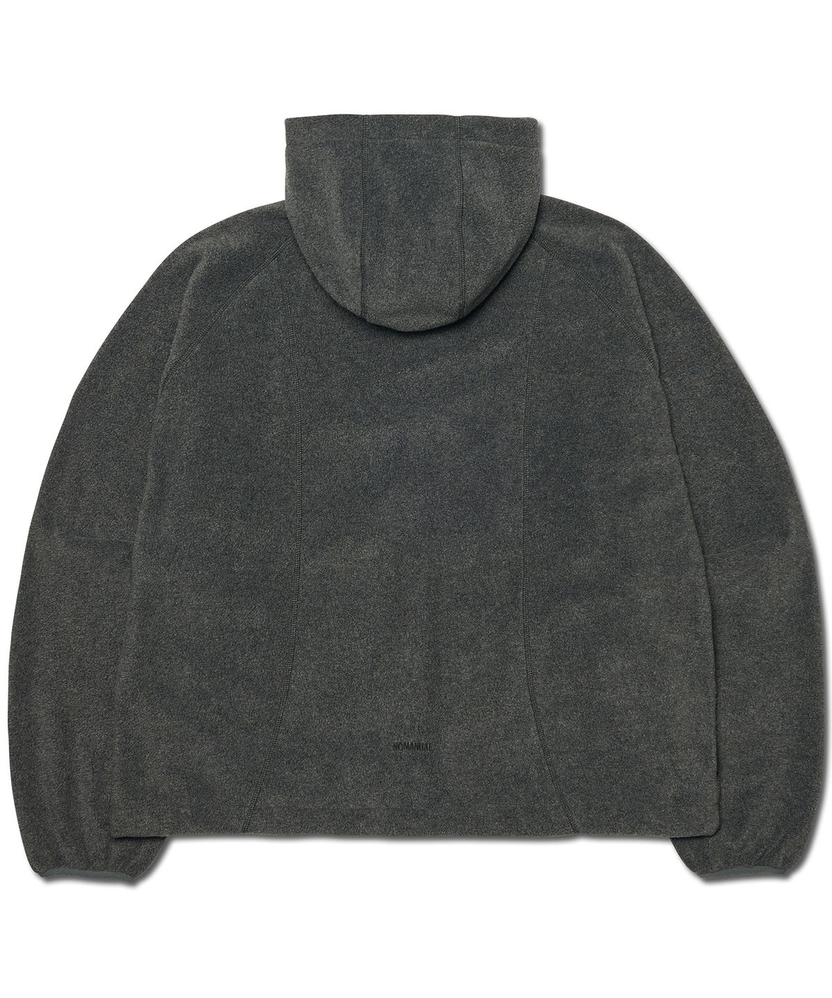노매뉴얼(NOMANUAL) BOUND SHELL FLEECE - CHARCOAL