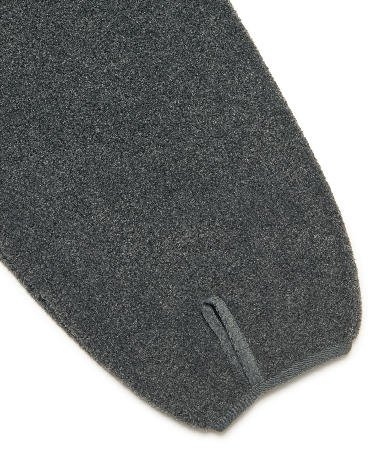 노매뉴얼(NOMANUAL) BOUND SHELL FLEECE - CHARCOAL