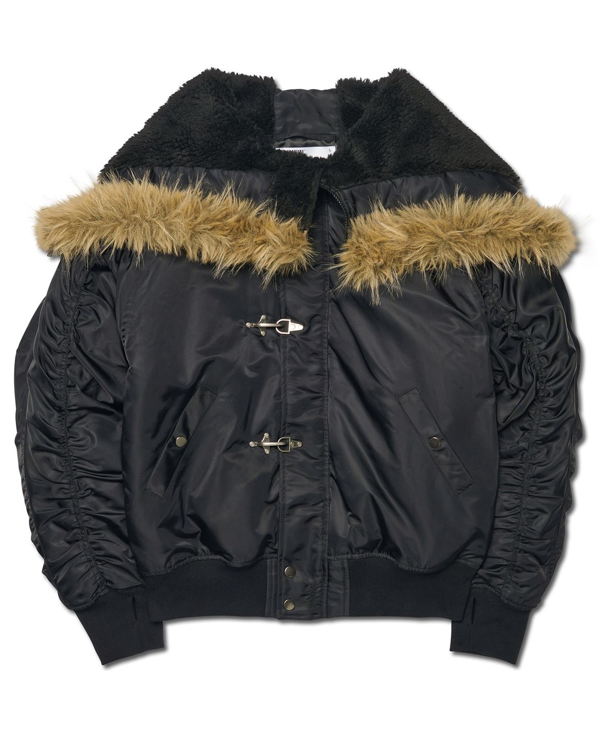 노매뉴얼(NOMANUAL) D.K N2B BOMBER JACKET - BLACK