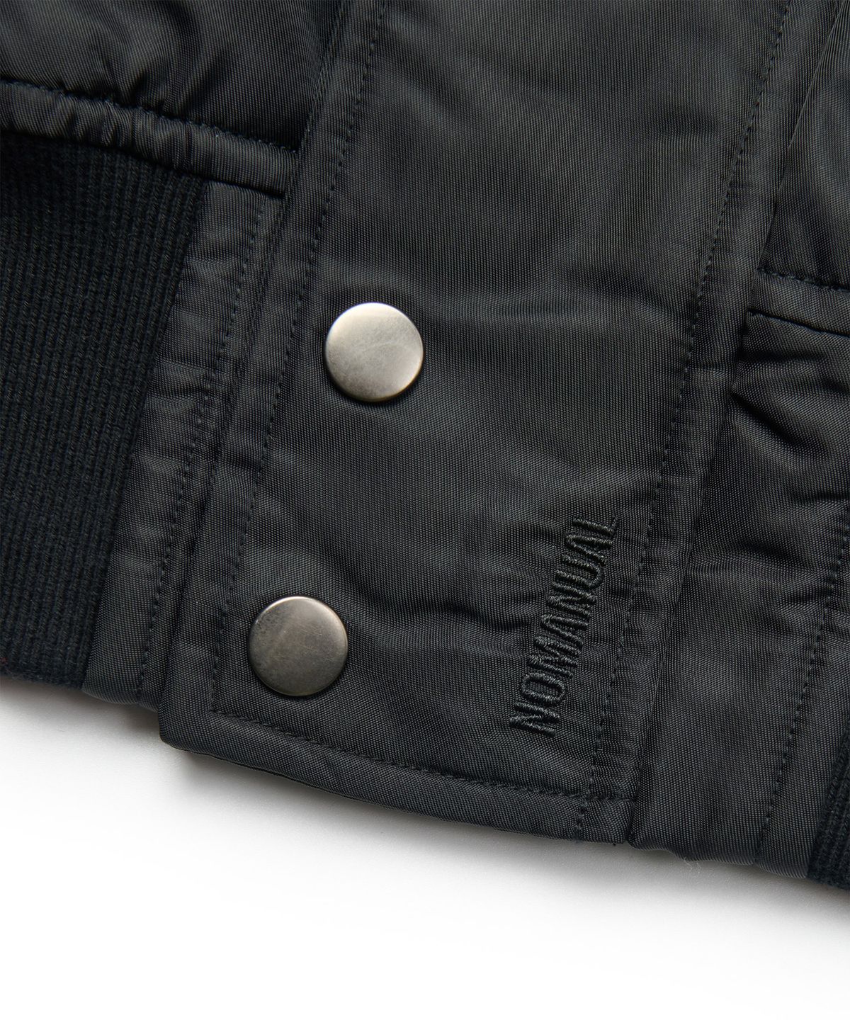노매뉴얼(NOMANUAL) D.K N2B BOMBER JACKET - BLACK