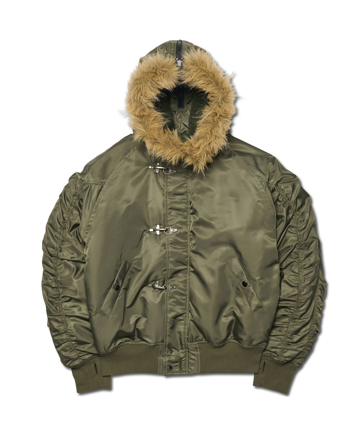노매뉴얼(NOMANUAL) D.K N2B BOMBER JACKET - KHAKI