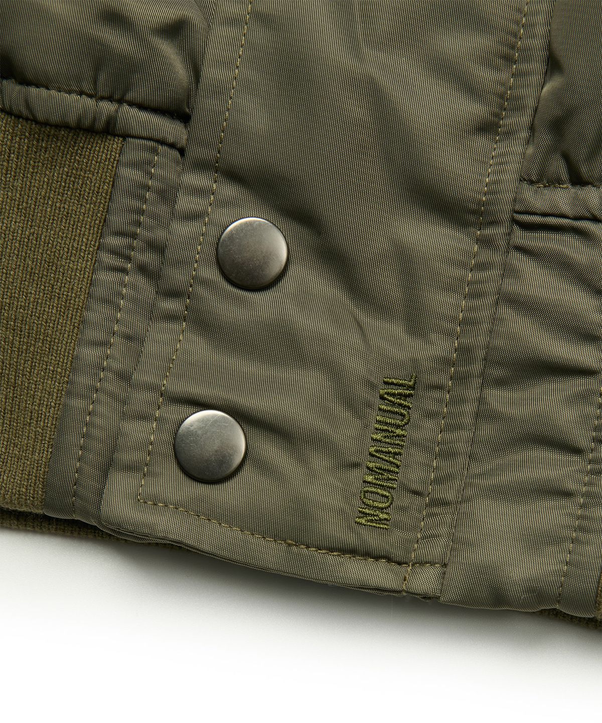 노매뉴얼(NOMANUAL) D.K N2B BOMBER JACKET - KHAKI