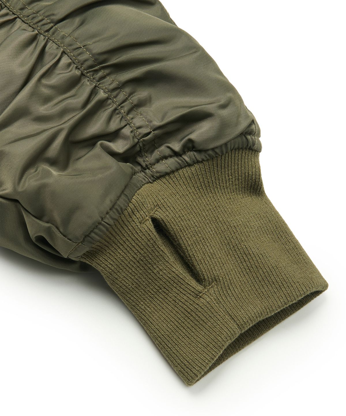 노매뉴얼(NOMANUAL) D.K N2B BOMBER JACKET - KHAKI