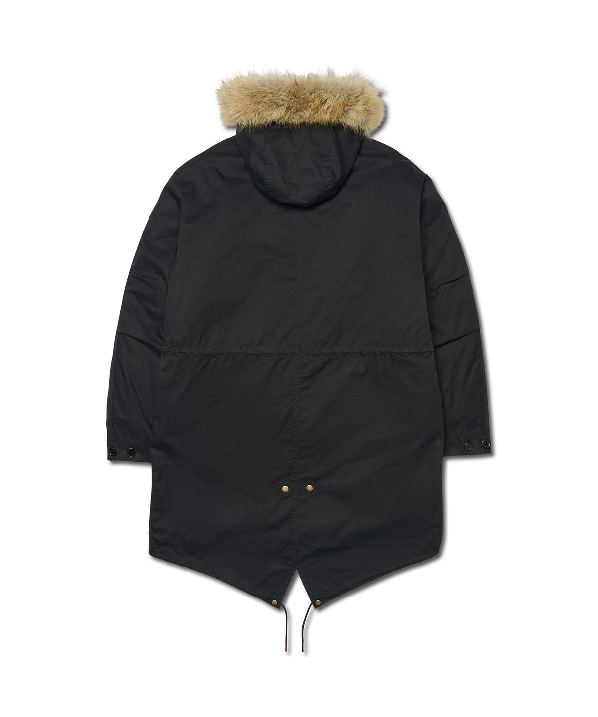 노매뉴얼(NOMANUAL) M-65 ARCTIC PARKA JACKET - WASHED BLACK