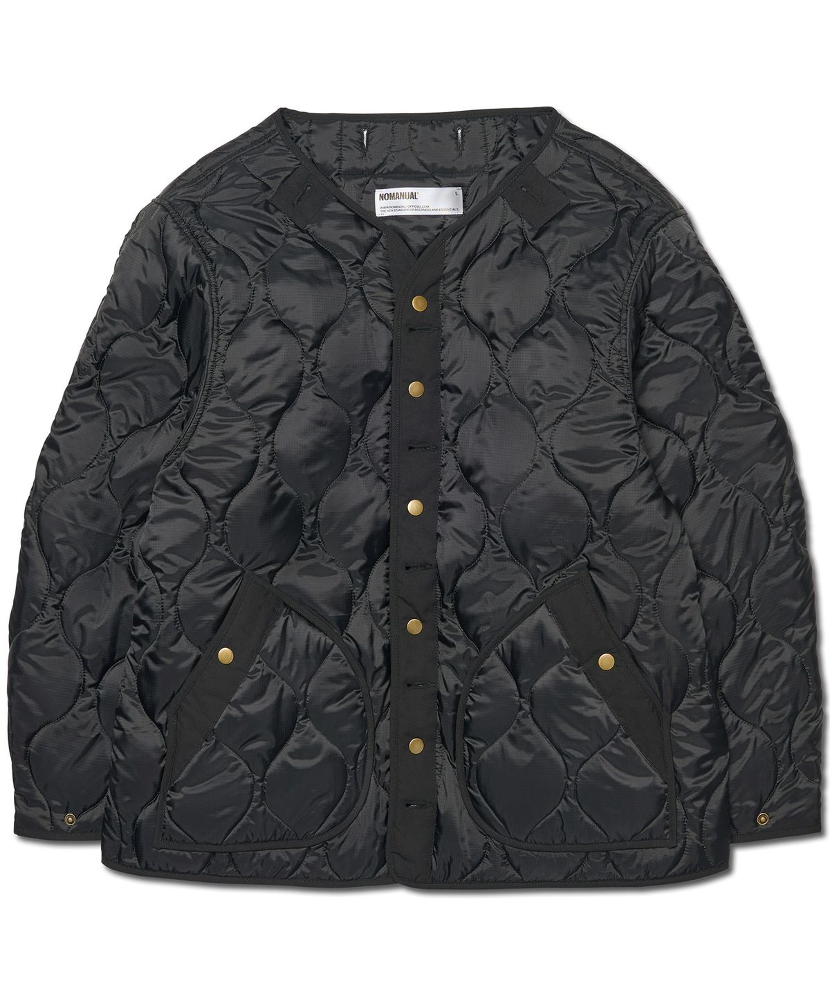 노매뉴얼(NOMANUAL) M-65 ARCTIC PARKA JACKET - WASHED BLACK
