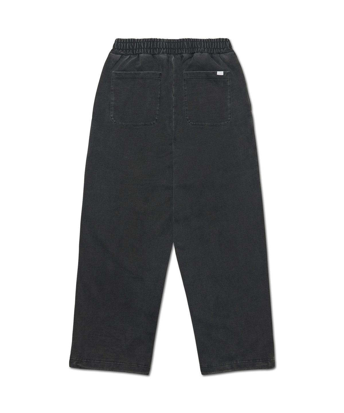 노매뉴얼(NOMANUAL) APPLIQUE SWEATPANTS - WASHED BLACK
