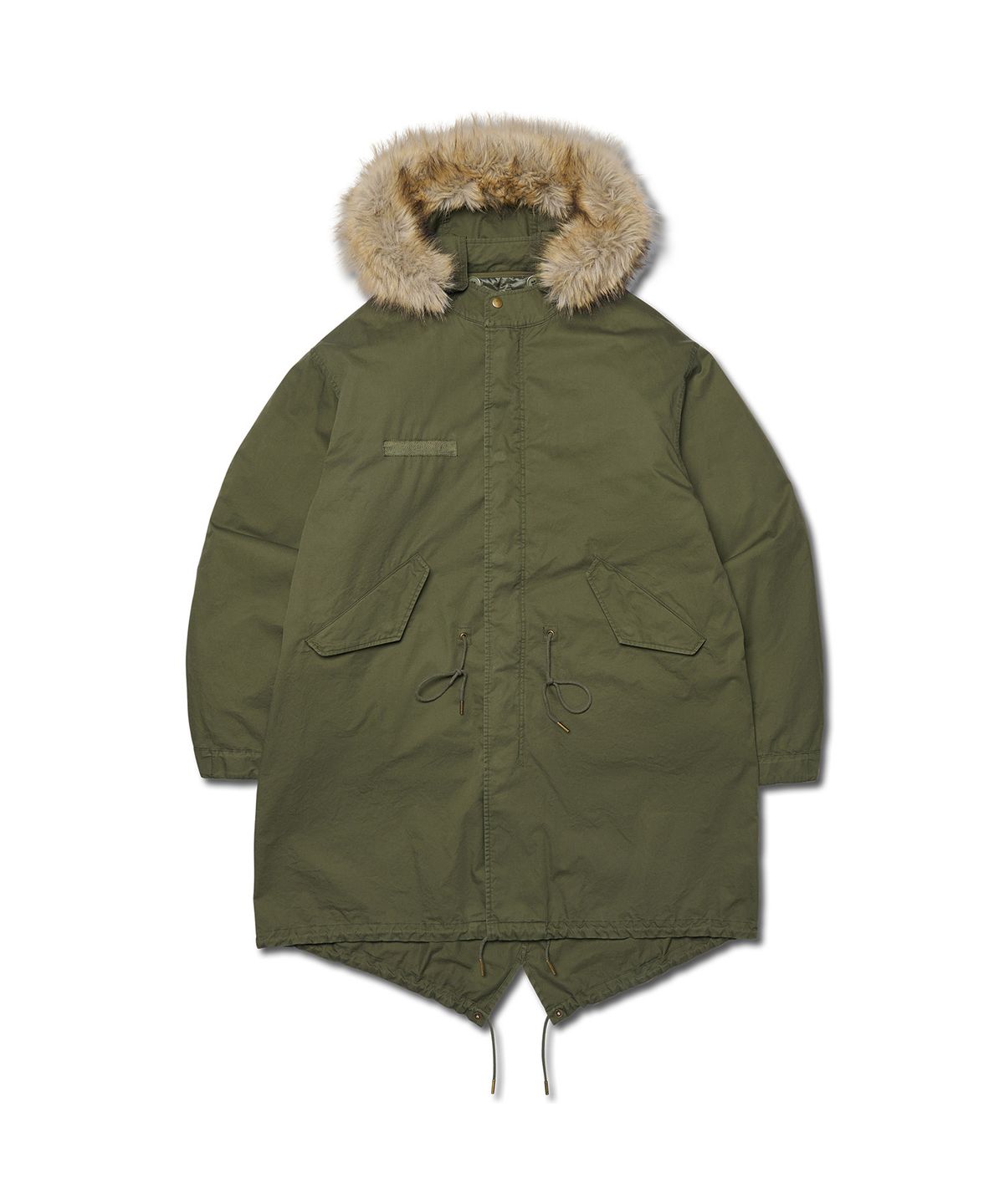 노매뉴얼(NOMANUAL) M-65 ARCTIC PARKA JACKET - WASHED KHAKI