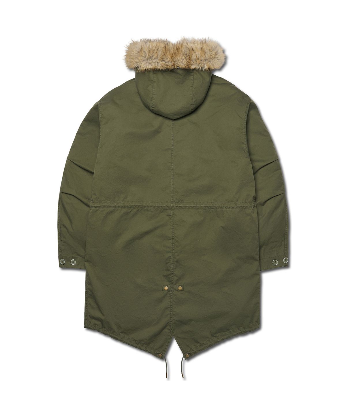 노매뉴얼(NOMANUAL) M-65 ARCTIC PARKA JACKET - WASHED KHAKI