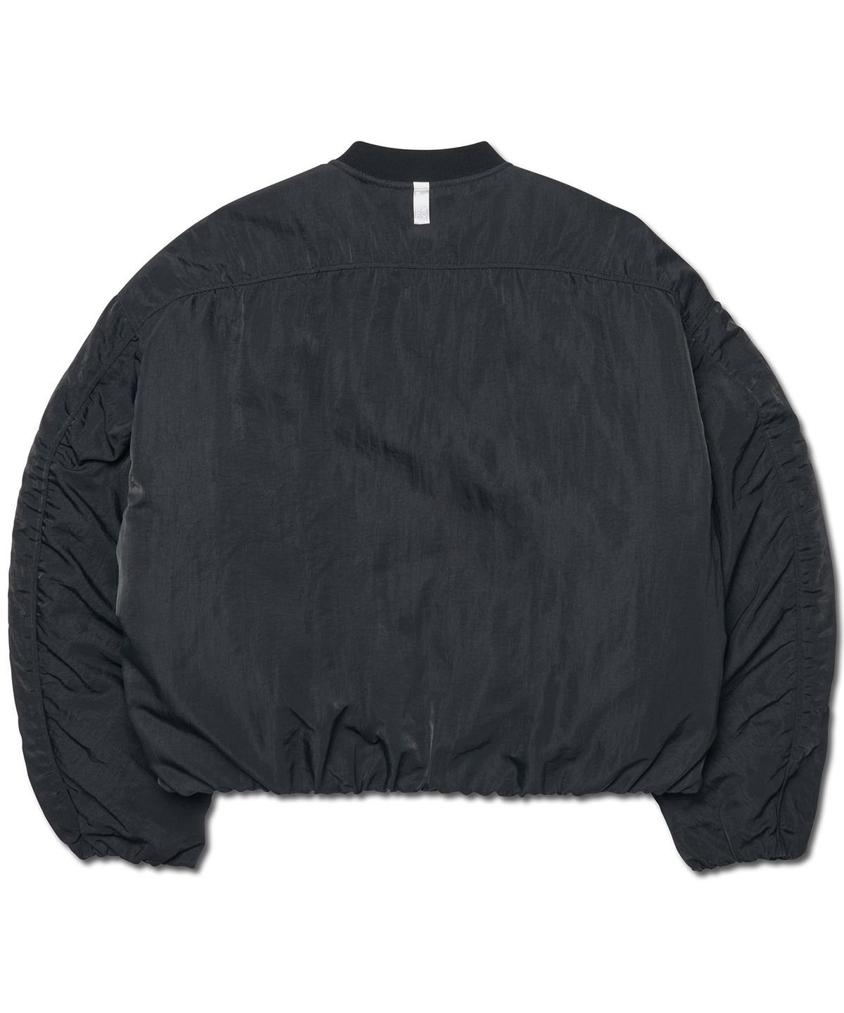 노매뉴얼(NOMANUAL) OVERSIZED BOMBER JACKET - BLACK