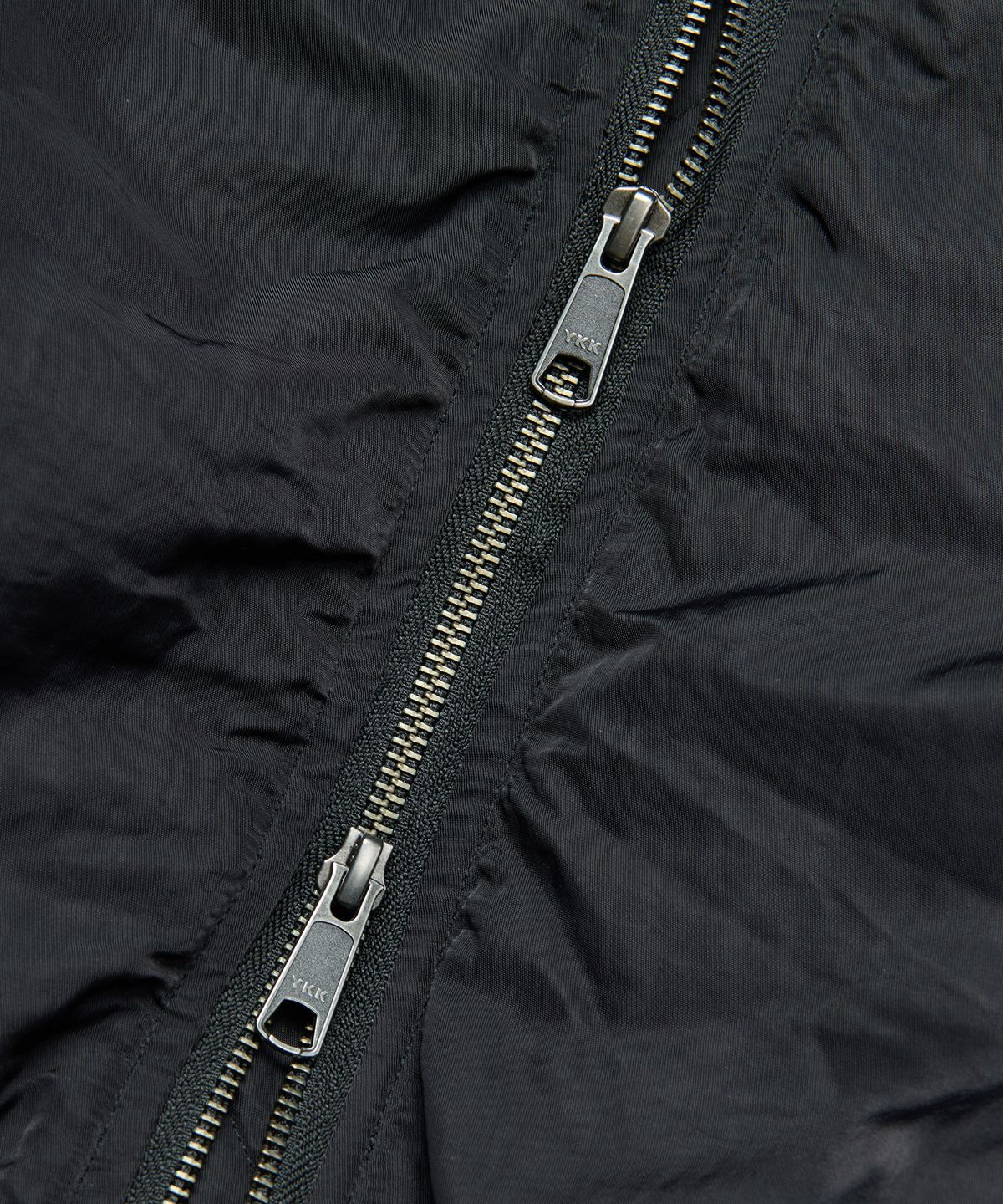노매뉴얼(NOMANUAL) OVERSIZED BOMBER JACKET - BLACK