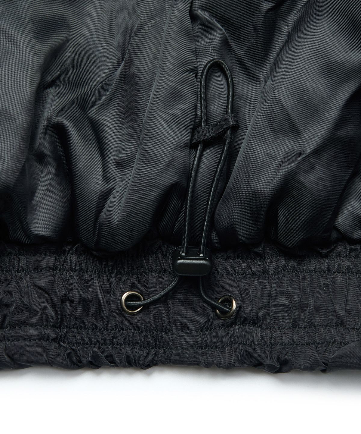 노매뉴얼(NOMANUAL) OVERSIZED BOMBER JACKET - BLACK
