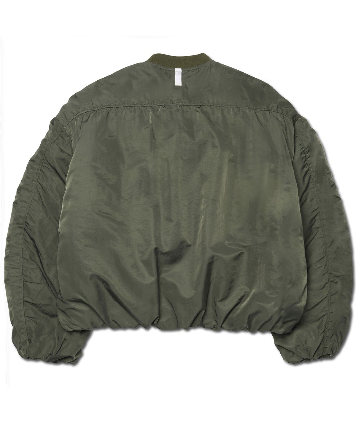 노매뉴얼(NOMANUAL) OVERSIZED BOMBER JACKET - DEEP KHAKI