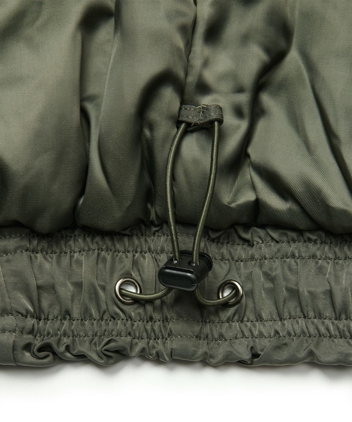 노매뉴얼(NOMANUAL) OVERSIZED BOMBER JACKET - DEEP KHAKI