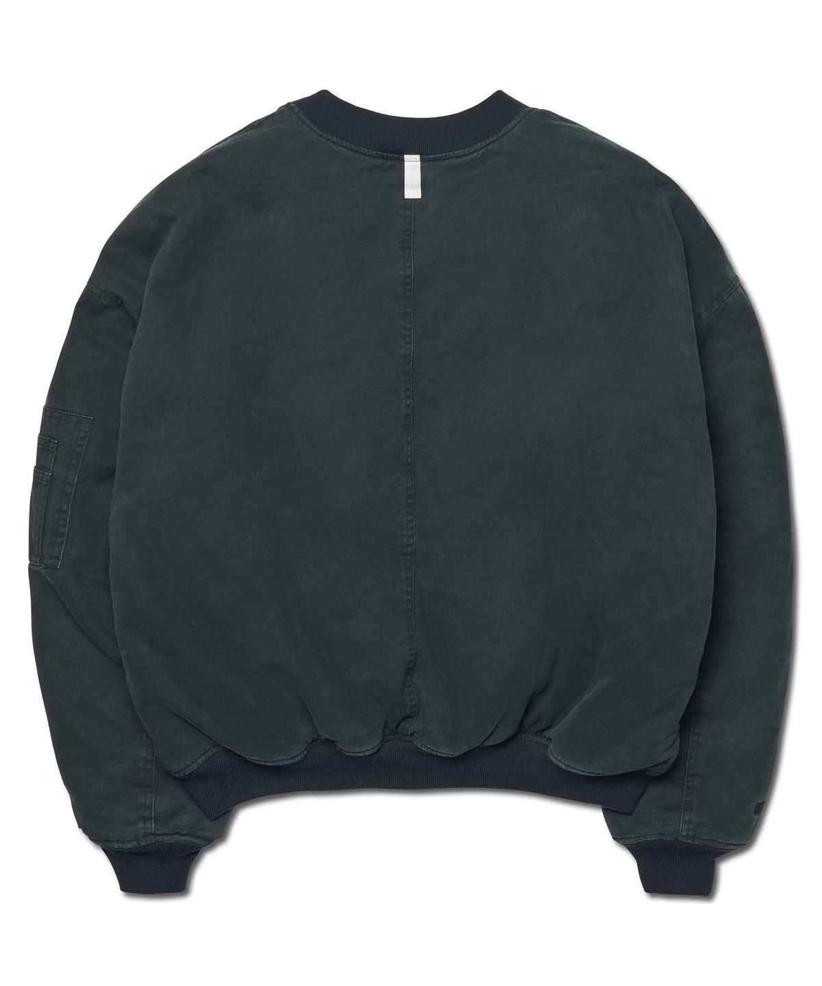노매뉴얼(NOMANUAL) WASHED VINTAGE MA-1 JACKET - BLACK