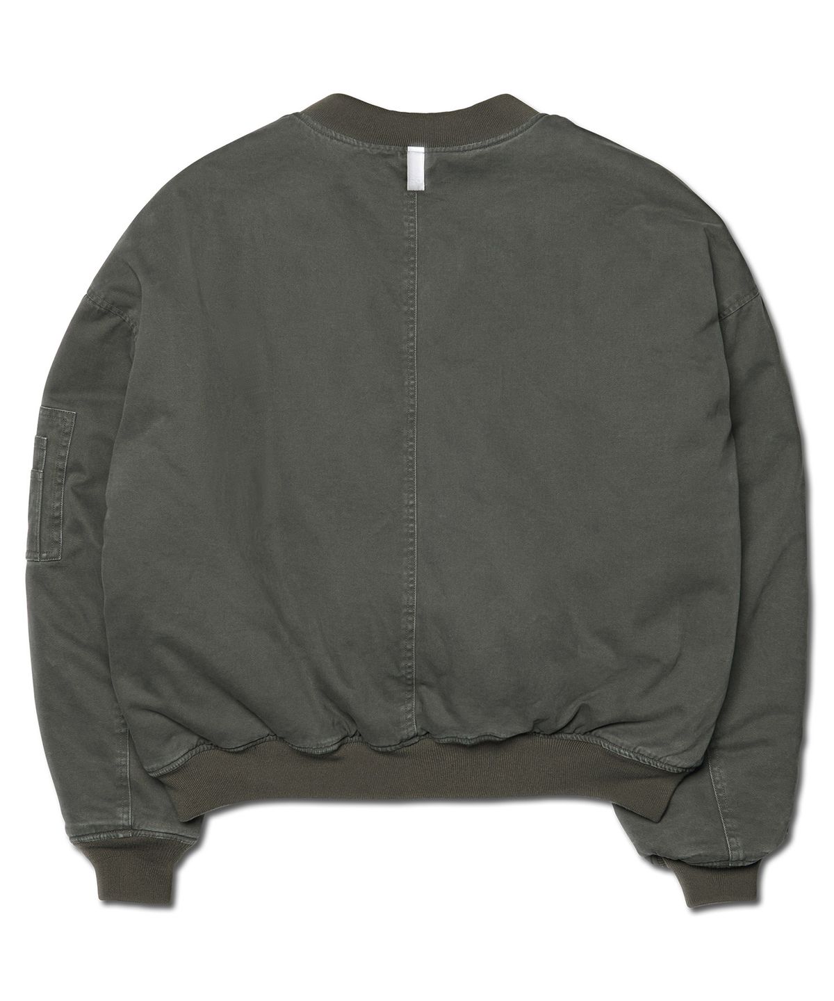 노매뉴얼(NOMANUAL) WASHED VINTAGE MA-1 JACKET - CHARCOAL
