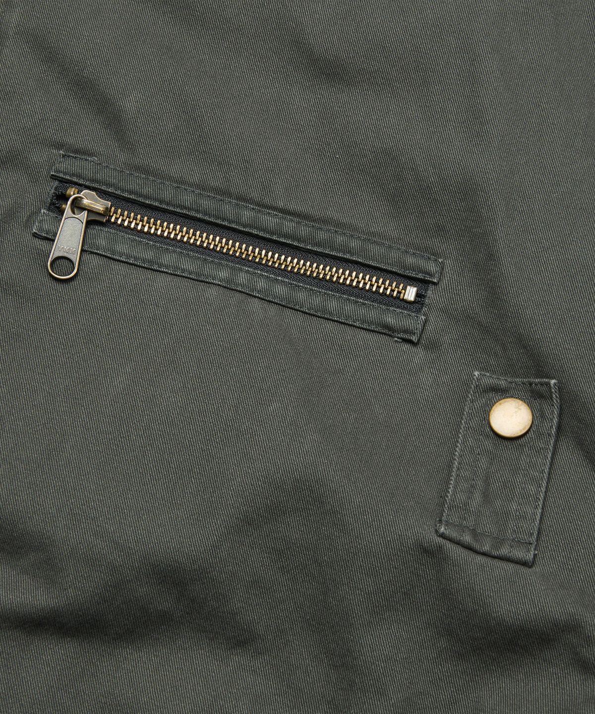노매뉴얼(NOMANUAL) WASHED VINTAGE MA-1 JACKET - CHARCOAL