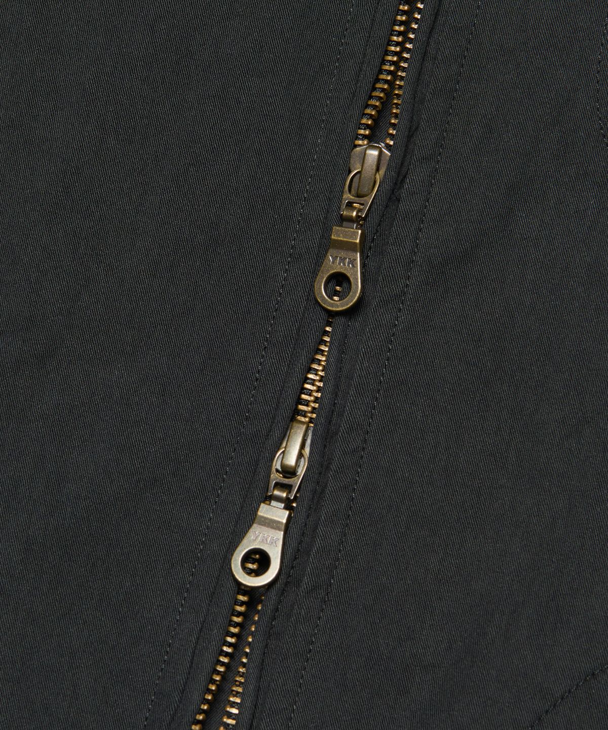 노매뉴얼(NOMANUAL) NEO HARRINGTON JACKET - WASHED BLACK