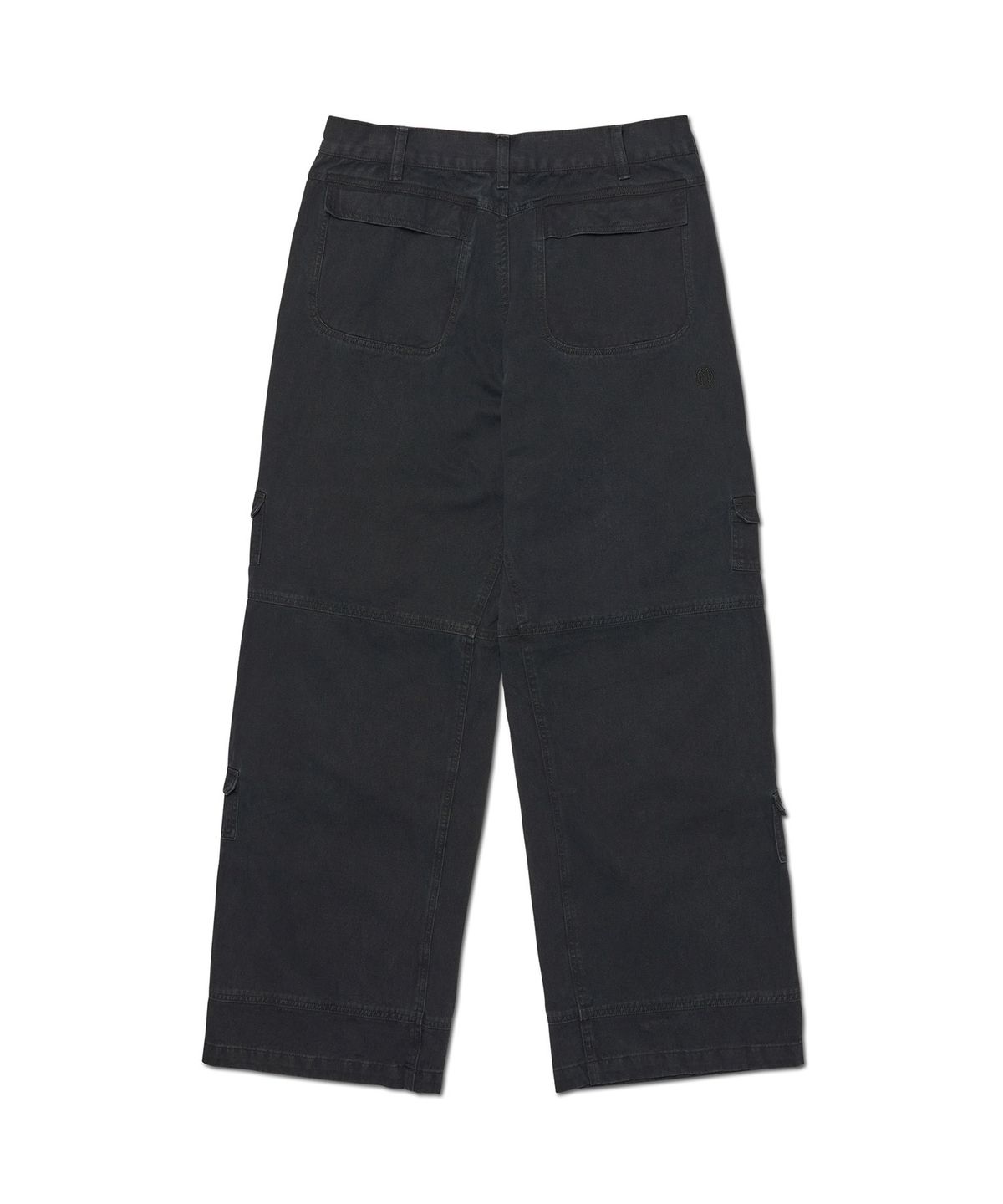 노매뉴얼(NOMANUAL) VTG UTILITY CARGO PANTS - WASHED BLACK