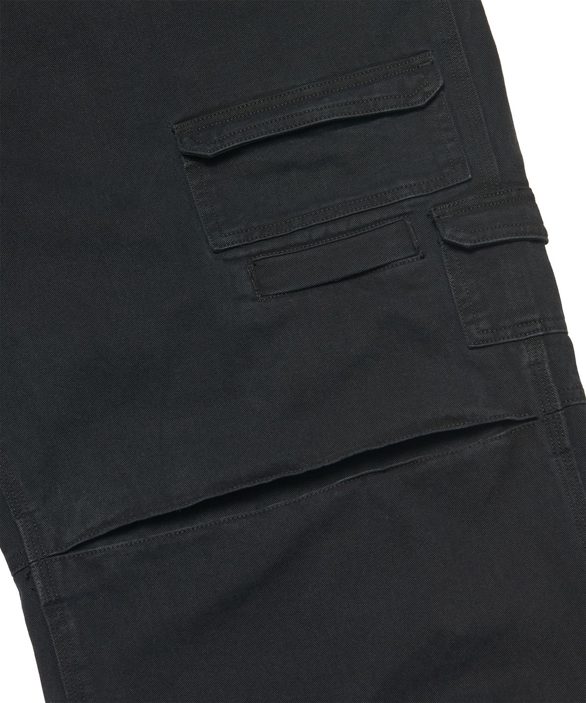 노매뉴얼(NOMANUAL) VTG UTILITY CARGO PANTS - WASHED BLACK