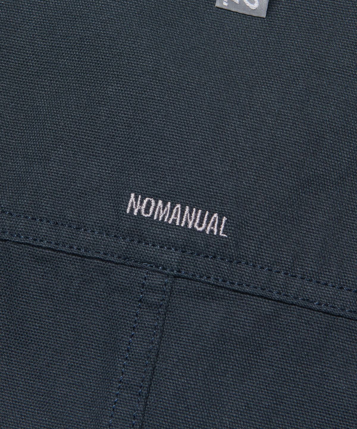 노매뉴얼(NOMANUAL) M.L CROP SHIRT - DARK NAVY