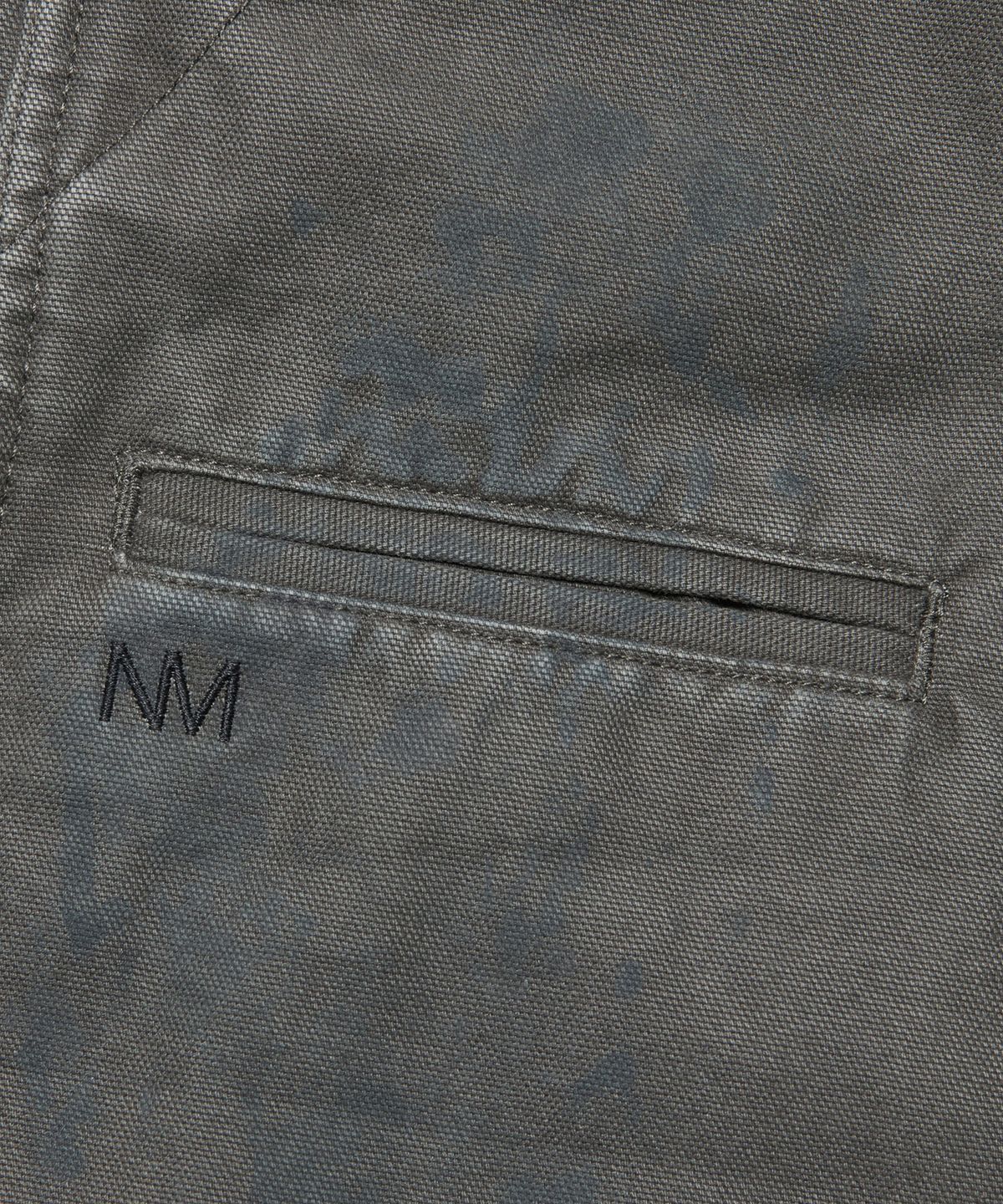 노매뉴얼(NOMANUAL) SPLATTER CARGO PANTS - WASHED CHARCOAL