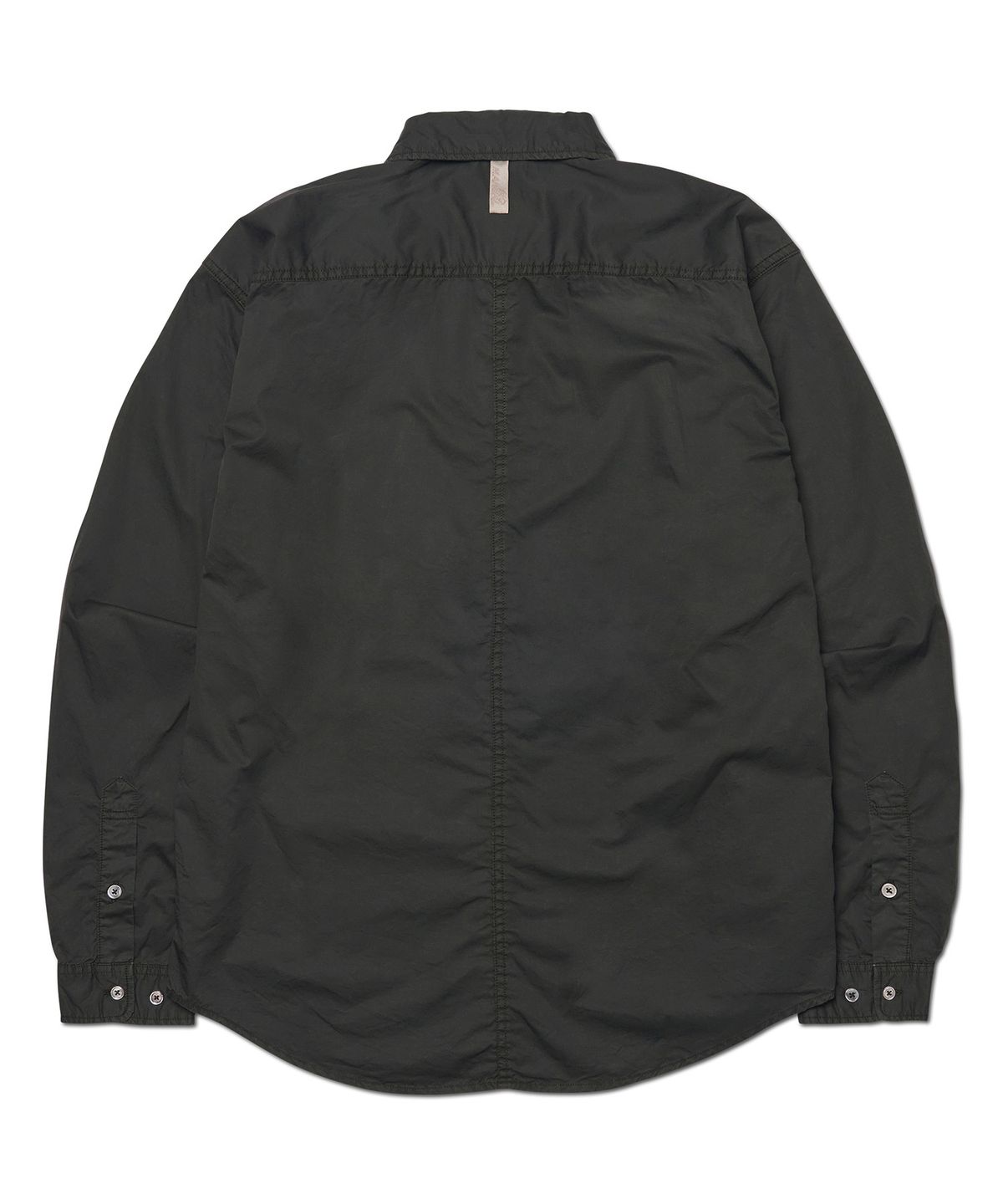 노매뉴얼(NOMANUAL) OVERDYED COMFORT SHIRT - WASHED BLACK