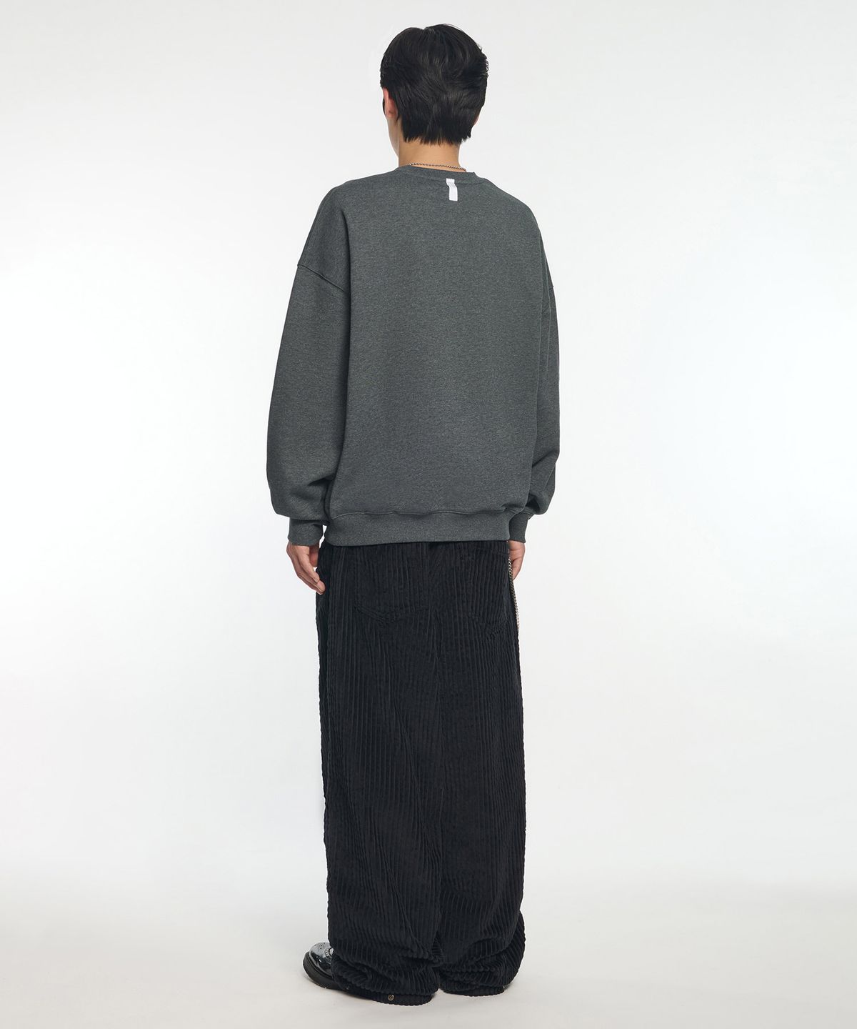 노매뉴얼(NOMANUAL) HEAVY WALE CORDUROY PANTS - BLACK