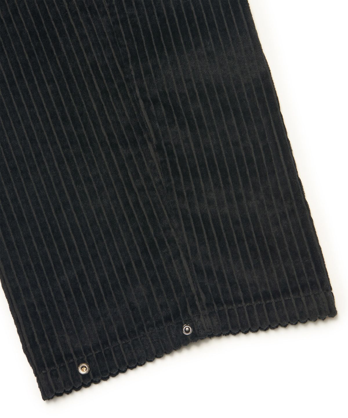노매뉴얼(NOMANUAL) HEAVY WALE CORDUROY PANTS - BLACK