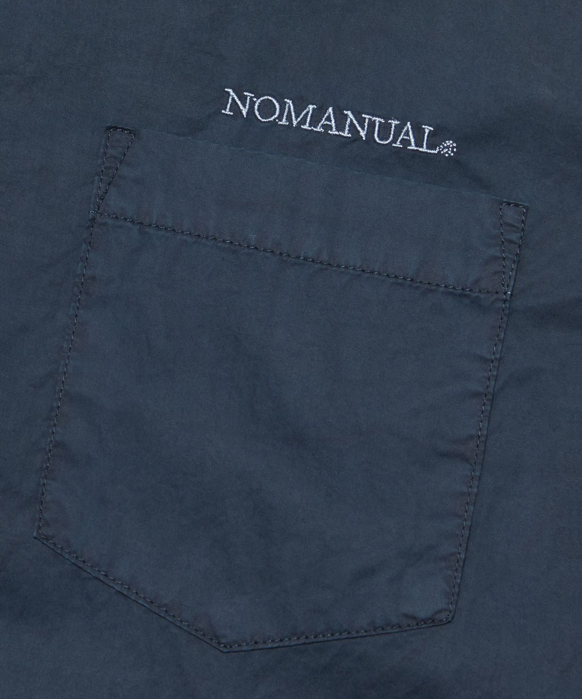 노매뉴얼(NOMANUAL) OVERDYED COMFORT SHIRT - WASHED NAVY