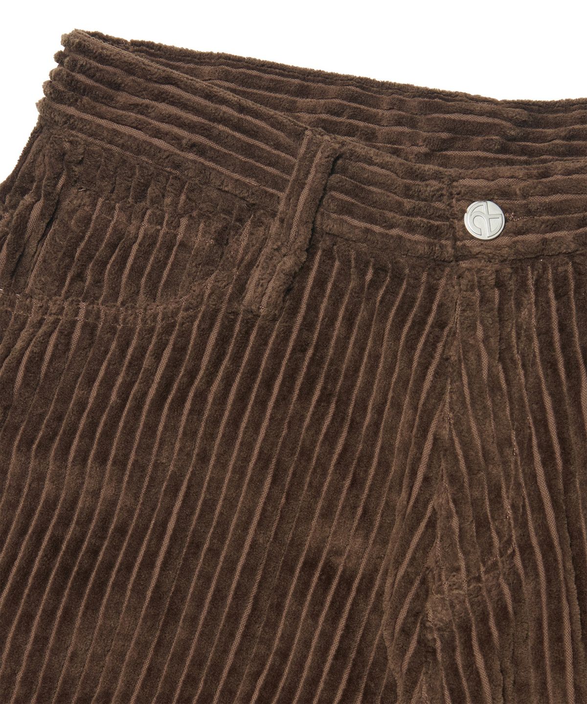노매뉴얼(NOMANUAL) HEAVY WALE CORDUROY PANTS - BROWN
