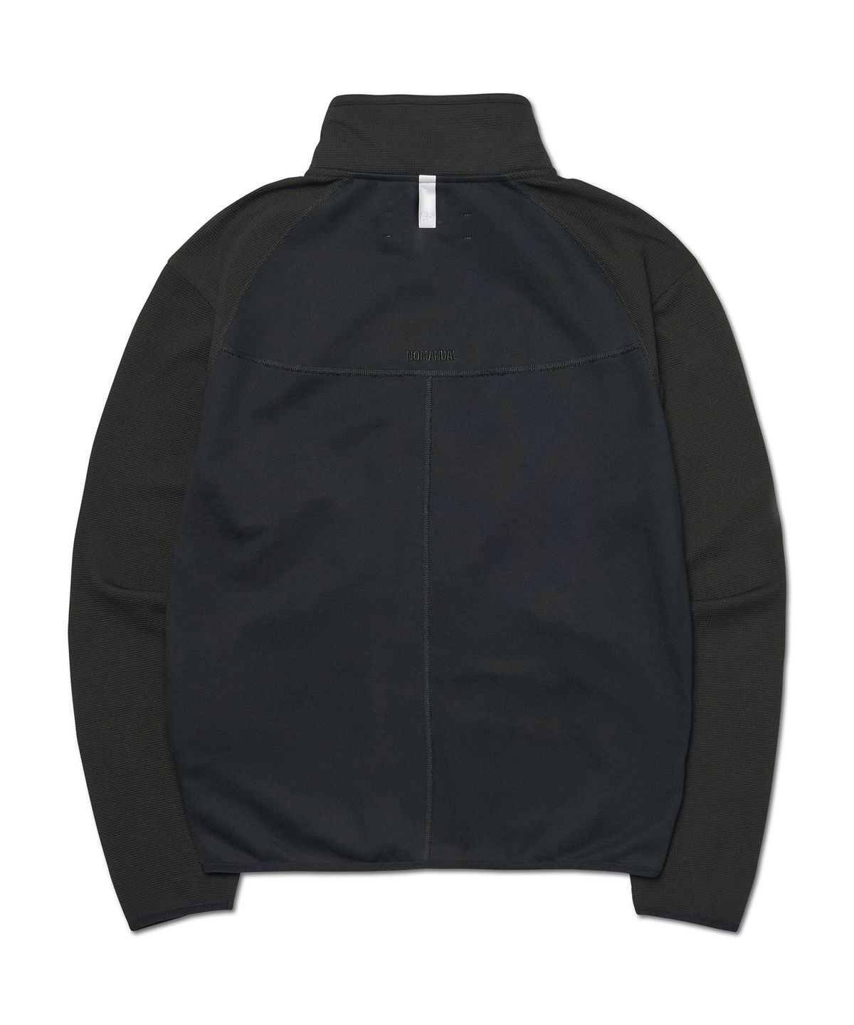노매뉴얼(NOMANUAL) C.L WAFFLE JERSEY - BLACK