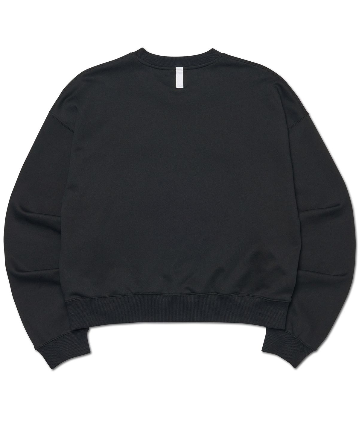 노매뉴얼(NOMANUAL) N.D.A CROP SWEATSHIRT - BLACK