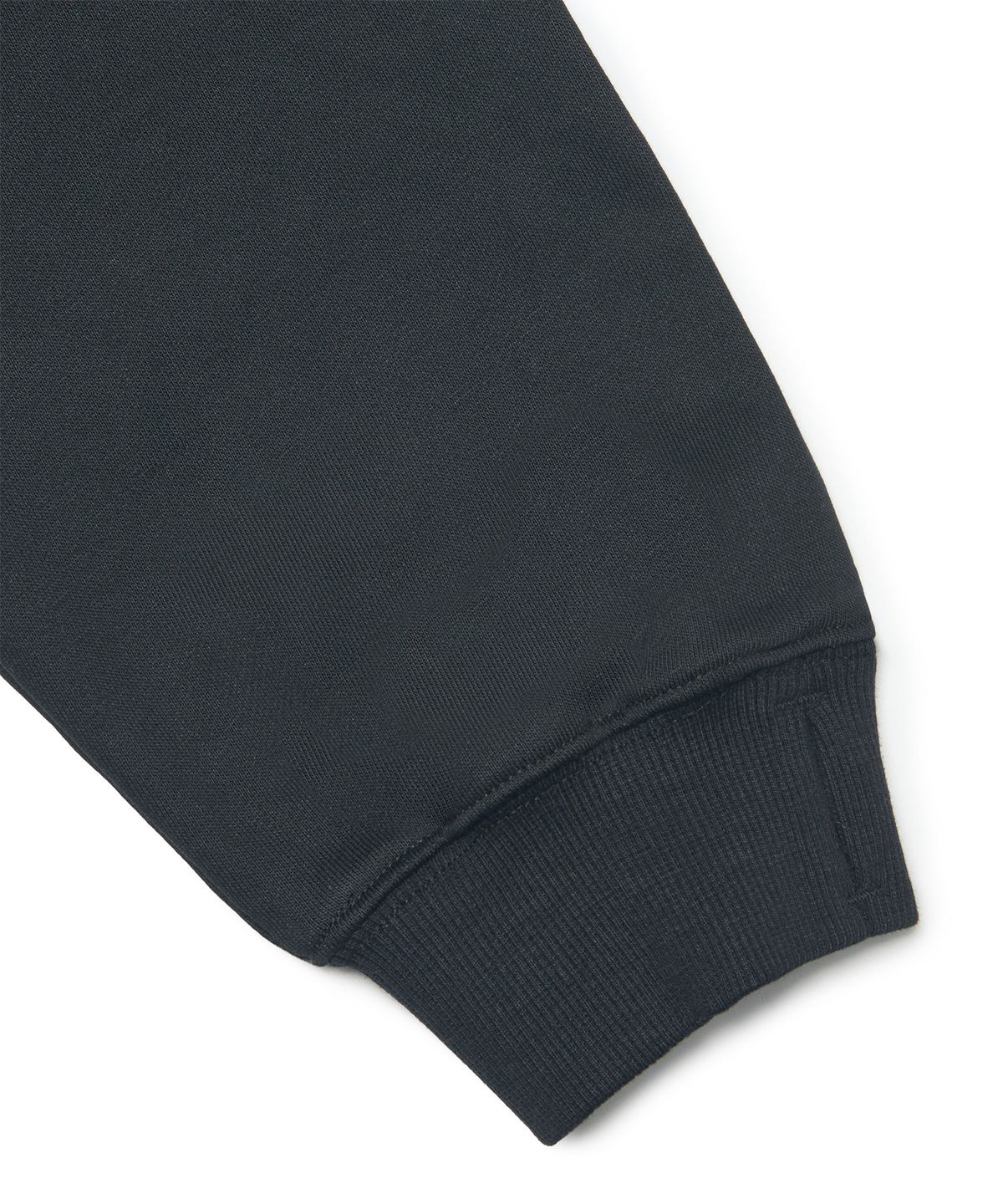 노매뉴얼(NOMANUAL) N.D.A CROP SWEATSHIRT - BLACK