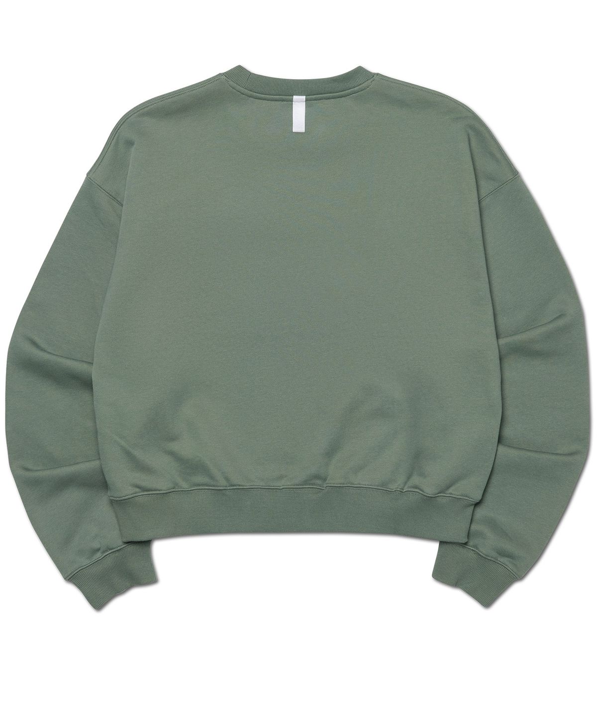 노매뉴얼(NOMANUAL) N.D.A CROP SWEATSHIRT - LIGHT KHAKI