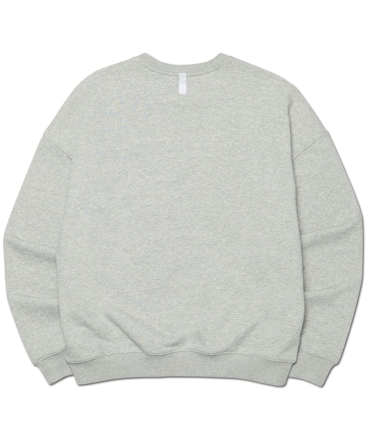 노매뉴얼(NOMANUAL) SKULL EMBROIDERED SWEATSHIRT - MELANGE