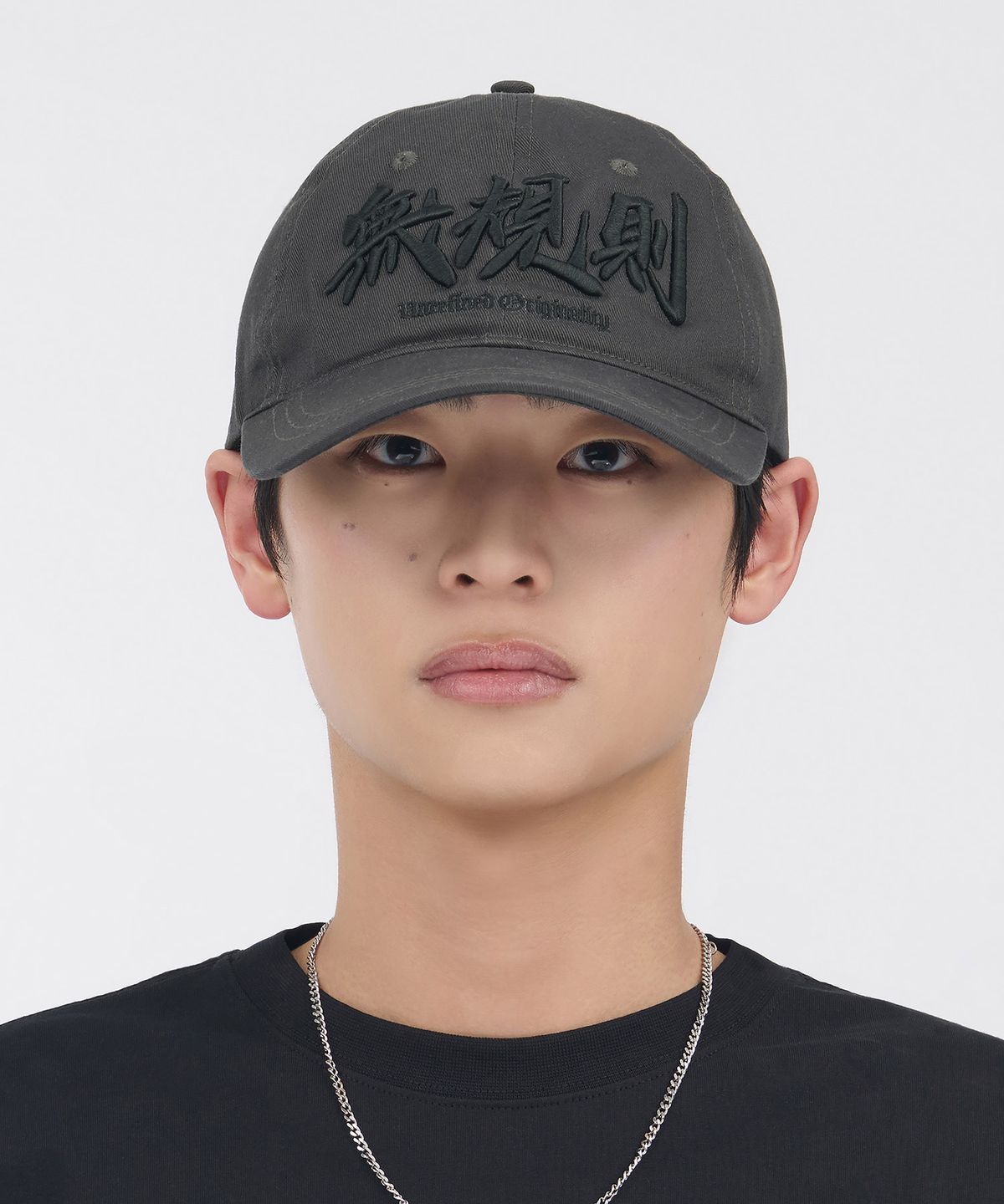 노매뉴얼(NOMANUAL) RULELESS BALL CAP - CHARCOAL