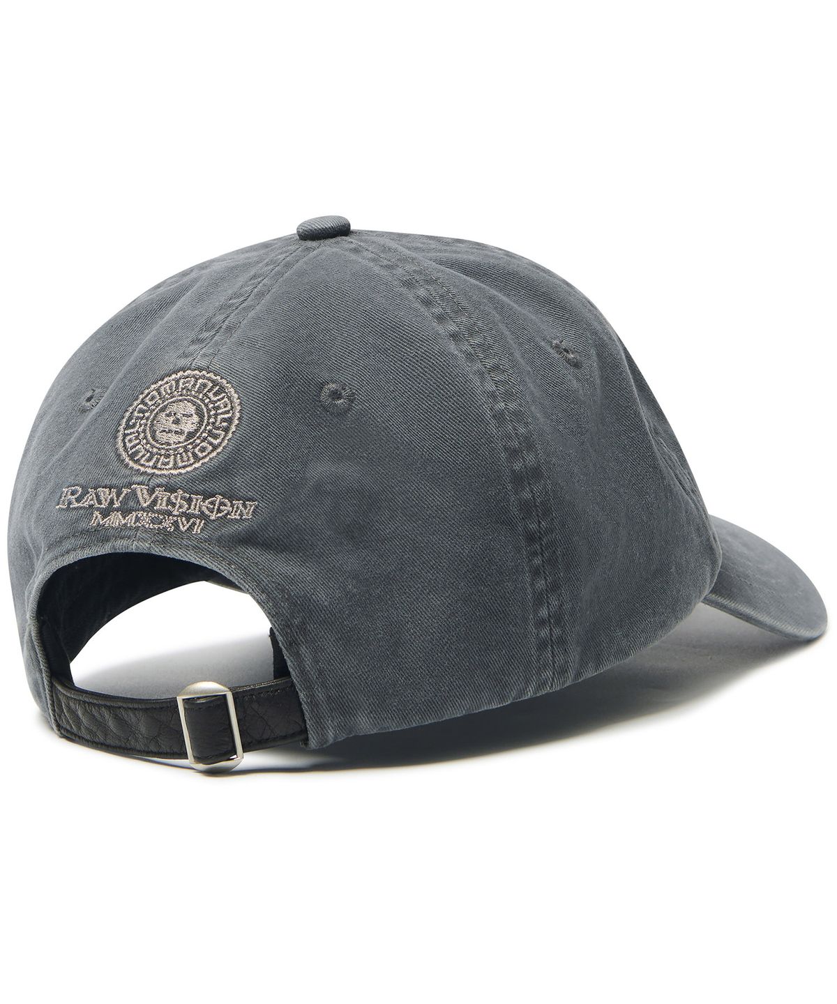 노매뉴얼(NOMANUAL) NM WASHED AZTEC BALL CAP - WASHED CHARCOAL
