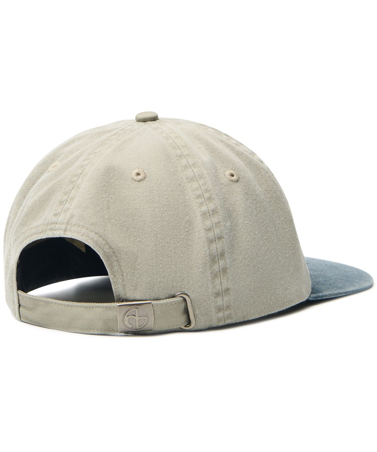 노매뉴얼(NOMANUAL) DOODLE STITCH CAP - WASHED BLUE