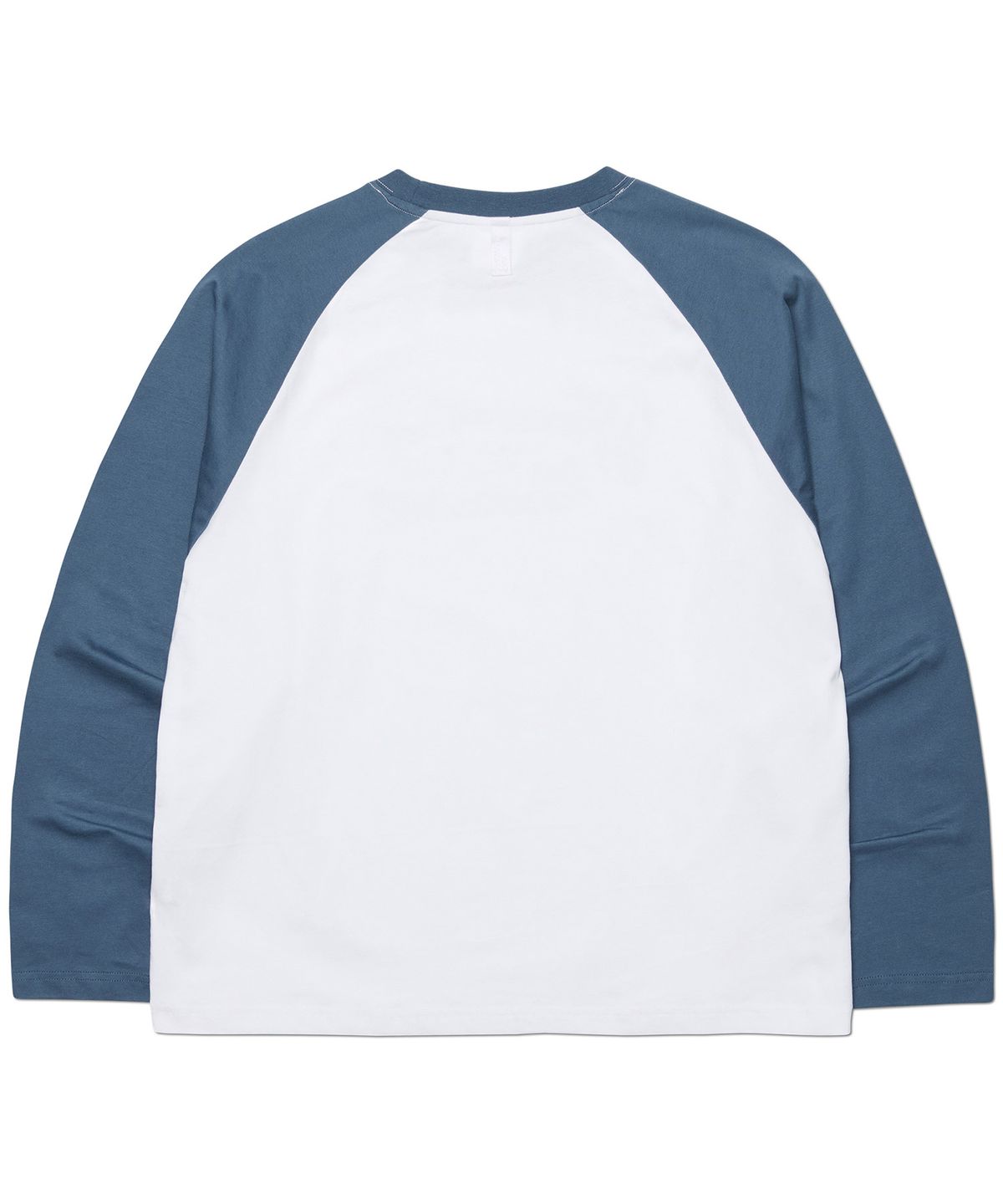 노매뉴얼(NOMANUAL) VISION RECORDS RAGLAN LONG SLEEVE TEE - NAVY