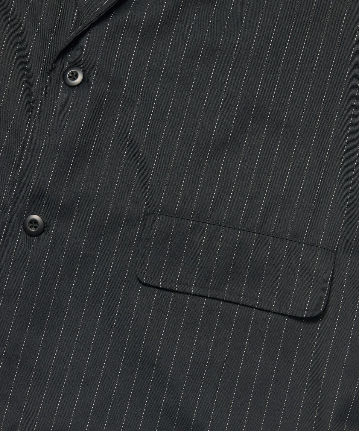노매뉴얼(NOMANUAL) TWO BUTTON BLAZER - BLACK STRIPE