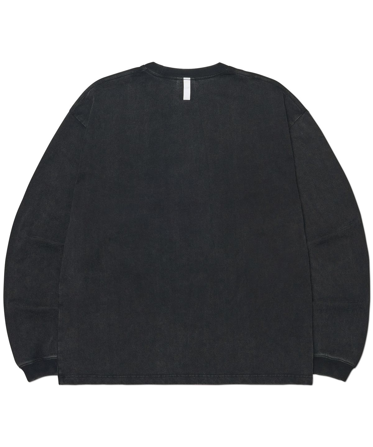 노매뉴얼(NOMANUAL) RAW VISION GRAPHIC LONG SLEEVE TEE - WASHED BLACK